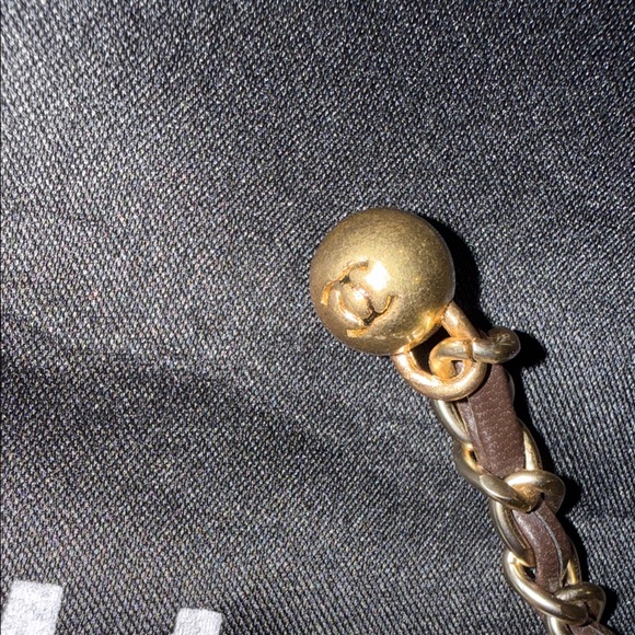 Chanel Dark Brown Quilted Mini Bag with Gold Chain - Picture 5 of 14